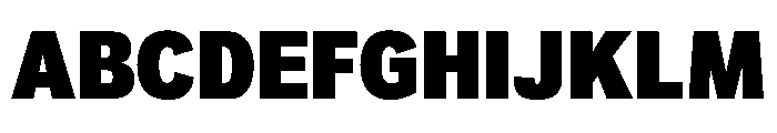 Rag NarrowBlack Font UPPERCASE