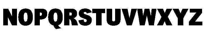 Rag NarrowBlack Font UPPERCASE
