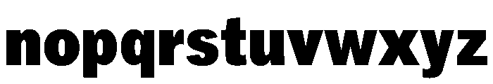 Rag NarrowBlack Font LOWERCASE