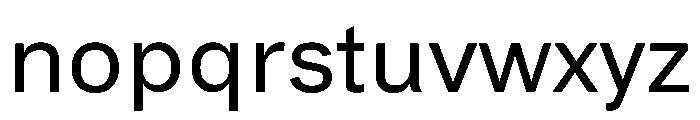 Rag Regular Font LOWERCASE
