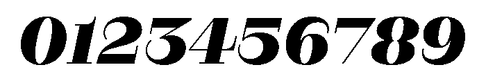 RaimDisplay BoldItalic Font OTHER CHARS