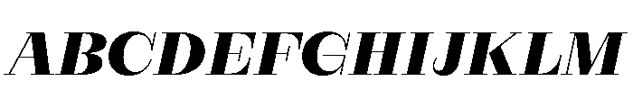 RaimDisplay BoldItalic Font UPPERCASE