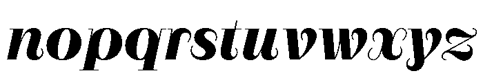 RaimDisplay BoldItalic Font LOWERCASE