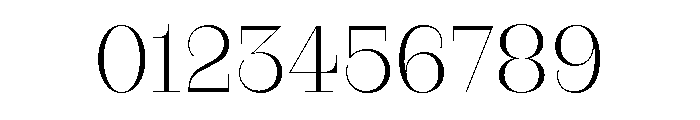 RaimDisplay Extralight Font OTHER CHARS