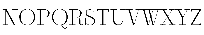RaimDisplay Extralight Font UPPERCASE