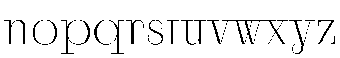 RaimDisplay Extralight Font LOWERCASE