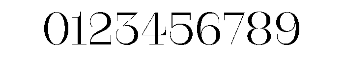 RaimDisplay Light Font OTHER CHARS