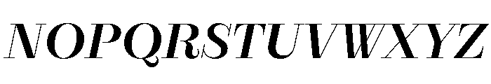 RaimDisplay MediumItalic Font UPPERCASE