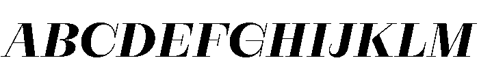 RaimDisplay SemiboldItalic Font UPPERCASE