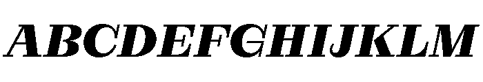 RaimStandard BoldItalic Font UPPERCASE