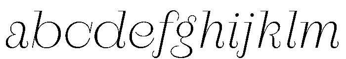 RaimStandard ExtralightItalic FONT