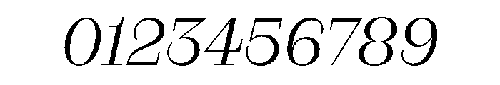 RaimStandard LightItalic Font OTHER CHARS
