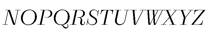RaimStandard LightItalic Font UPPERCASE