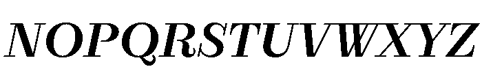 RaimStandard MediumItalic Font UPPERCASE
