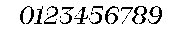 RaimStandard RegularItalic Font OTHER CHARS