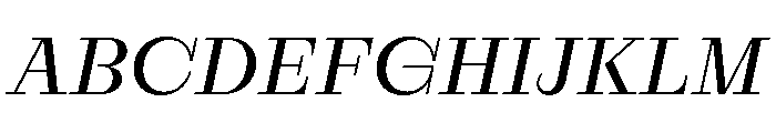 RaimStandard RegularItalic Font UPPERCASE