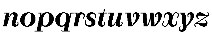 RaimStandard SemiboldItalic Font LOWERCASE