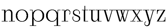 RaimText Light Font LOWERCASE