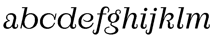 RaimText RegularItalic FONT