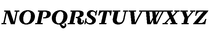 RaimText SemiboldItalic Font UPPERCASE