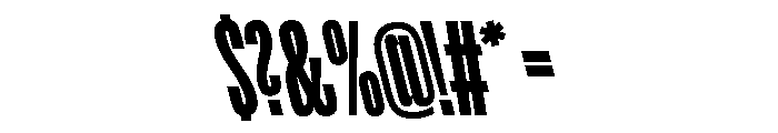 Rainer BoldSlanted Font OTHER CHARS
