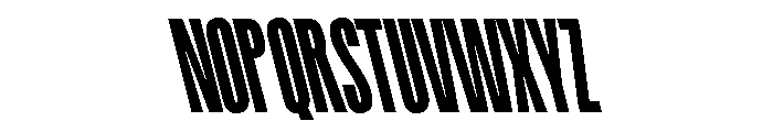 Rainer BoldSlanted Font UPPERCASE