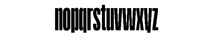 Rainer Bold Font LOWERCASE
