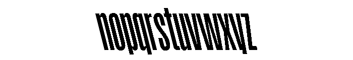 Rainer MediumSlanted Font LOWERCASE