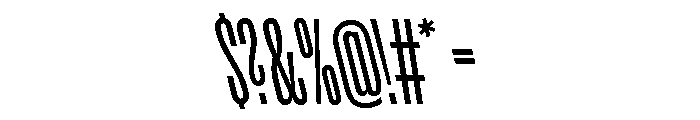 Rainer RegularSlanted Font OTHER CHARS