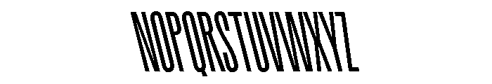 Rainer RegularSlanted Font UPPERCASE