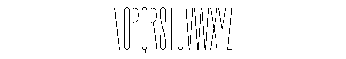 Rainer Thin Font UPPERCASE