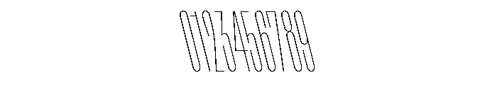 Rainer ThinSlanted Font OTHER CHARS