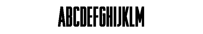 RaleighGothic CondensedExtraBold Font UPPERCASE