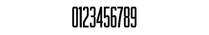 RaleighGothic CondensedMedium Font OTHER CHARS