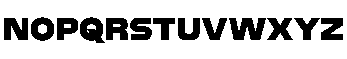 RapidST Black Instance Font UPPERCASE
