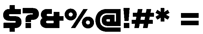 RapidST Black Font OTHER CHARS