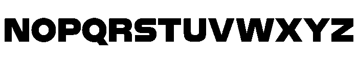 RapidST Black Font UPPERCASE