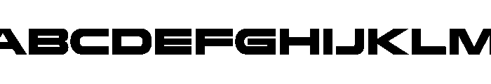 RapidST BlackExtended Instance Font UPPERCASE