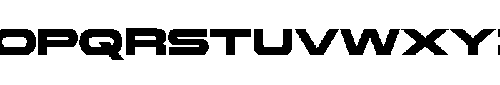 RapidST BlackExtended Instance Font UPPERCASE