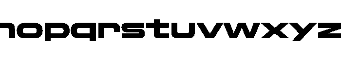 RapidST BlackExtended Instance Font LOWERCASE