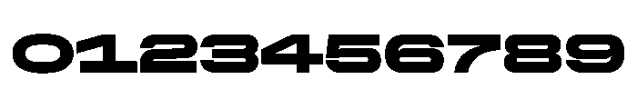 RapidST BlackExtended Font OTHER CHARS