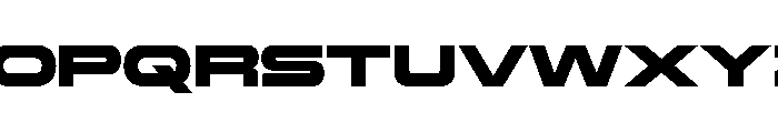 RapidST BlackExtended Font UPPERCASE
