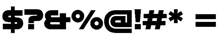 RapidST BlackWide Instance Font OTHER CHARS