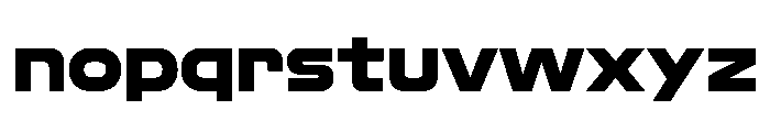 RapidST BlackWide Instance Font LOWERCASE