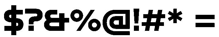 RapidST Bold Instance Font OTHER CHARS