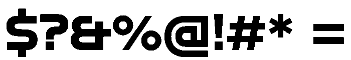 RapidST Bold Font OTHER CHARS