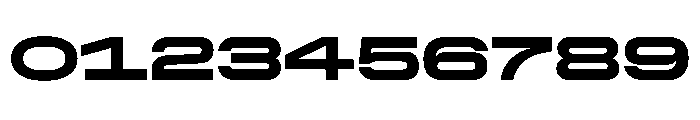 RapidST BoldExtended Font OTHER CHARS