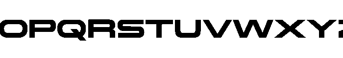 RapidST BoldExtended Font UPPERCASE