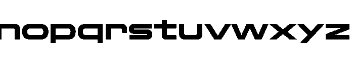 RapidST BoldExtended Font LOWERCASE