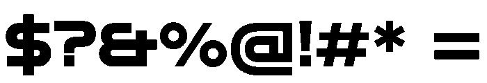 RapidST BoldWide Instance Font OTHER CHARS